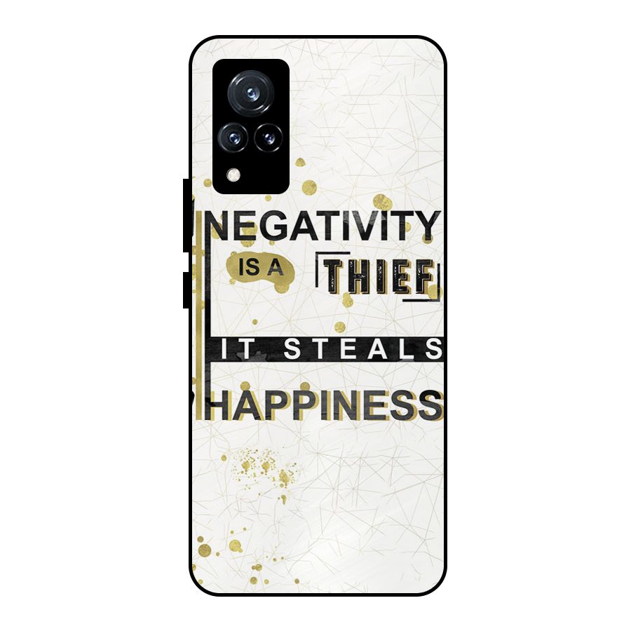 Negativity Thief Metal Back Case for Vivo V21 5G