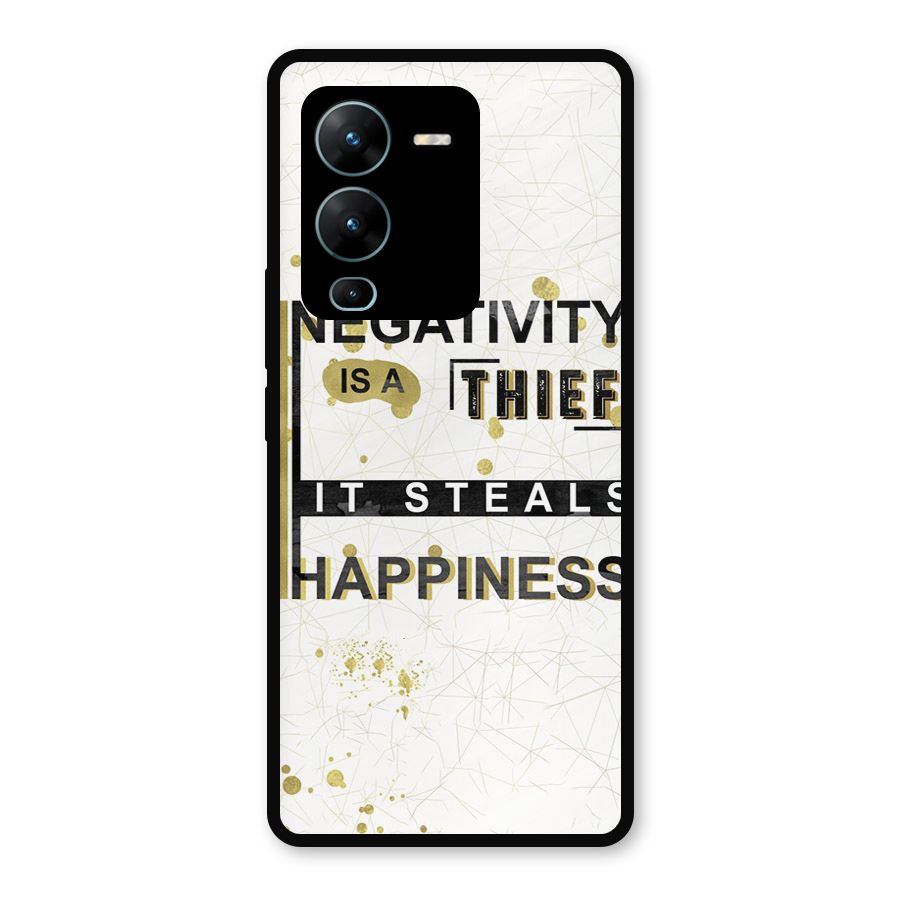 Negativity Thief Metal Back Case for Vivo V25 Pro