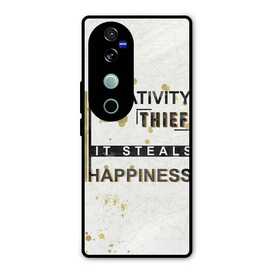 Negativity Thief Metal Back Case for Vivo V40