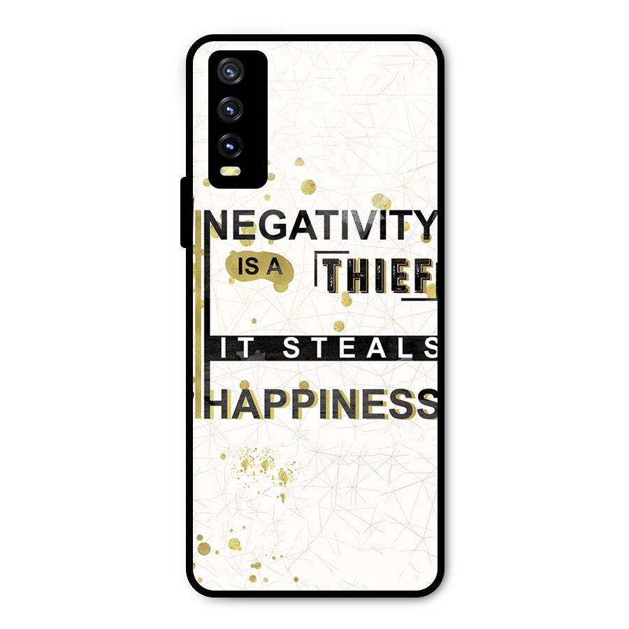 Negativity Thief Metal Back Case for Vivo Y20