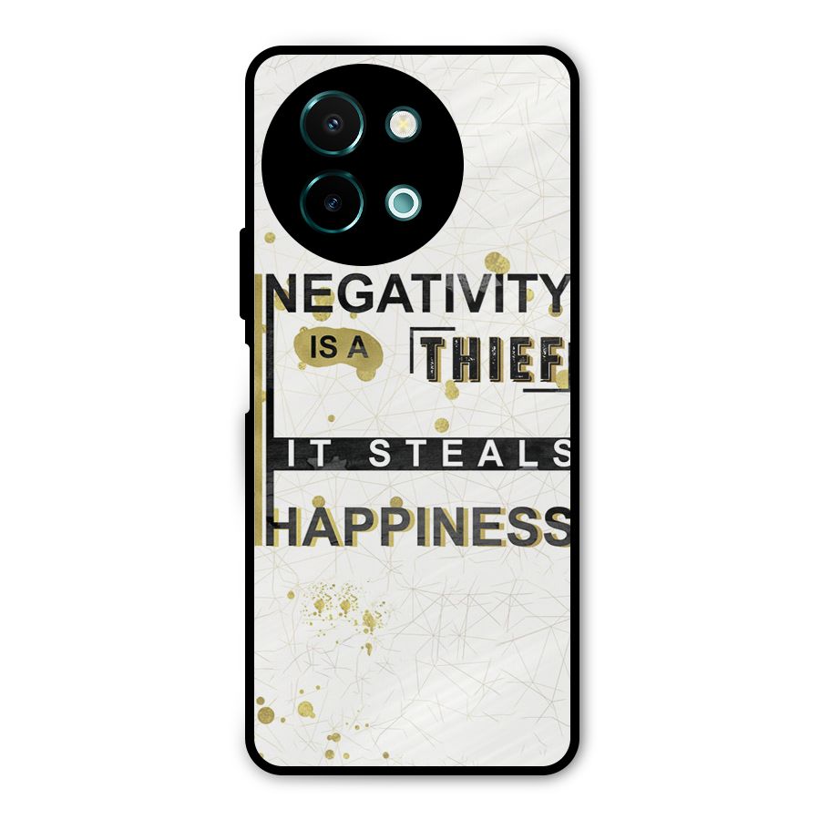 Negativity Thief Metal Back Case for Vivo Y58
