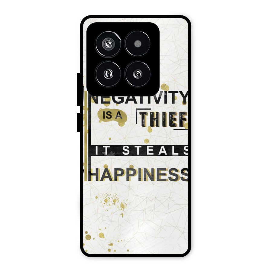 Negativity Thief Metal Back Case for Xiaomi 14 Pro