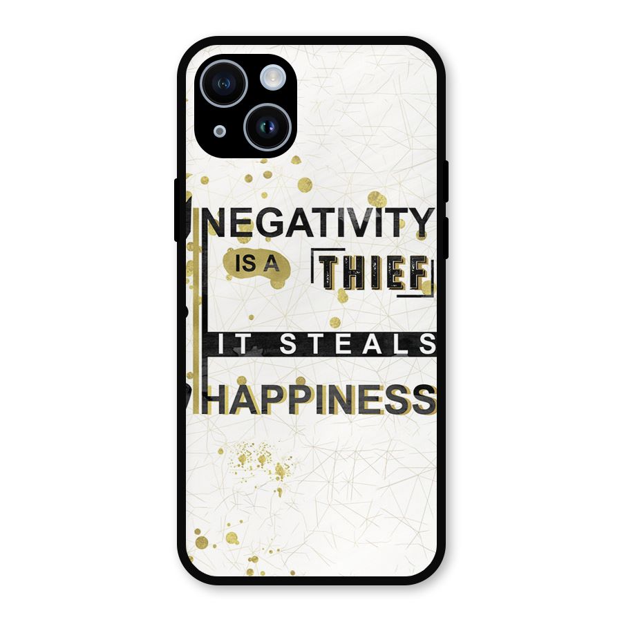 Negativity Thief Metal Back Case for iPhone 14