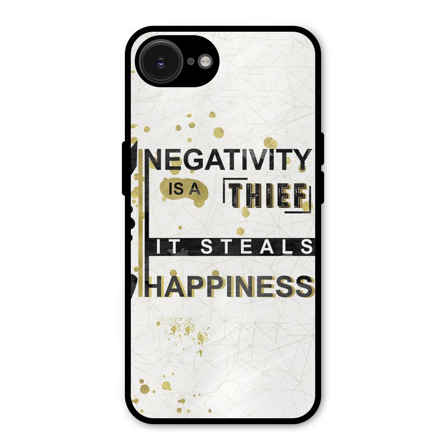 Negativity Thief Metal Back Case for iPhone 16e