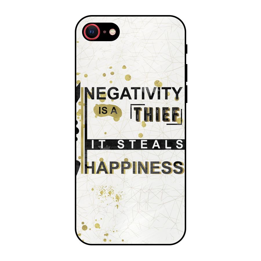 Negativity Thief Metal Back Case for iPhone SE 2022