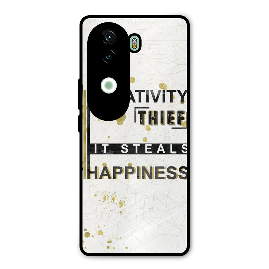 Negativity Thief Metal Back Case for iQOO Z9s
