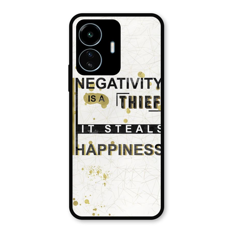 Negativity Thief Metal Back Case for vivo iQOO Z6 Lite 5G