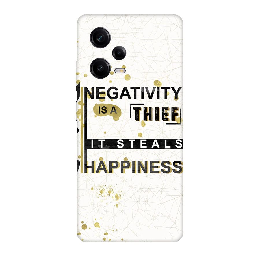 Negativity Thief Original Polycarbonate Back Case for Redmi Note 12 Pro