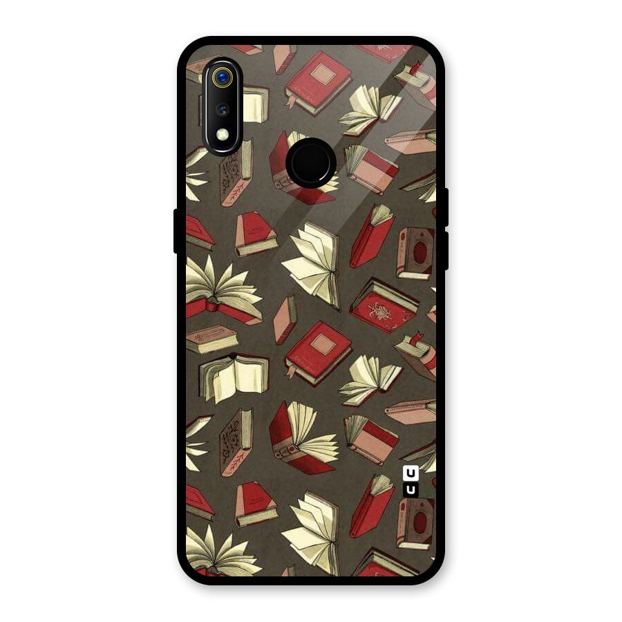 Nerd Head Glass Back Case for Realme 3i