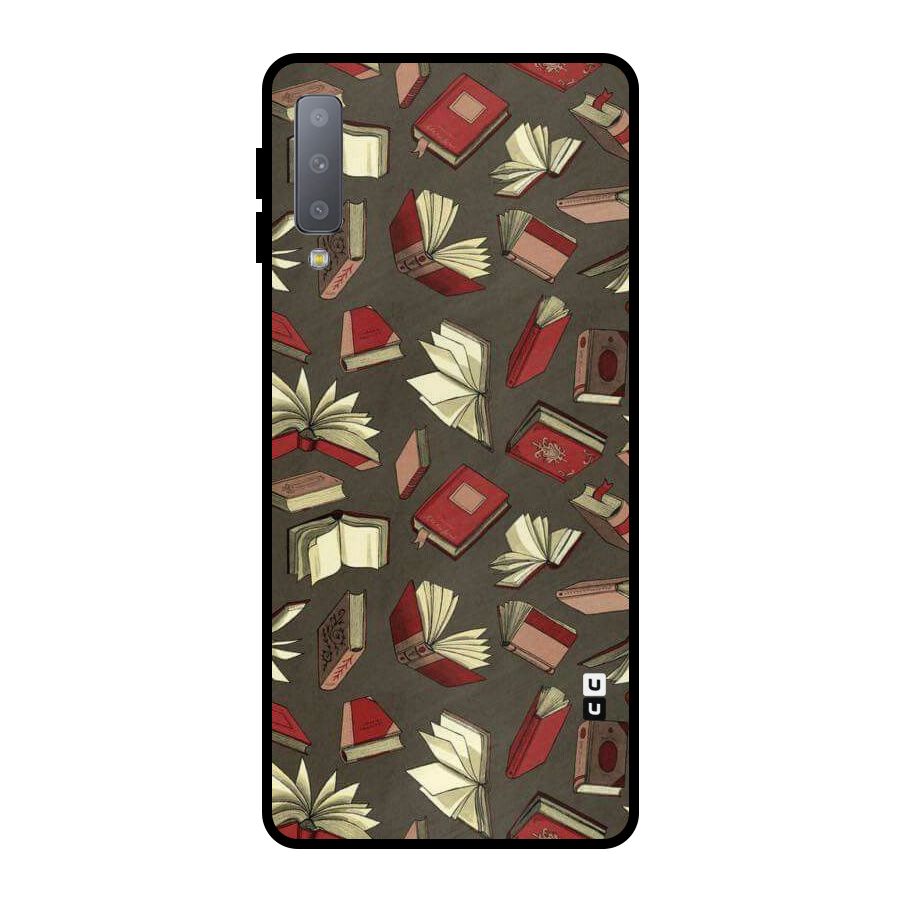 Nerd Head Metal Back Case for Galaxy A7 (2018)