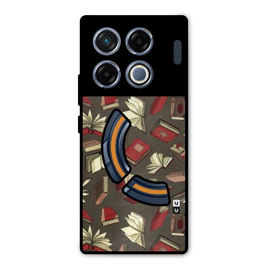 Nerd Head Metal Back Case for Infinix GT 20 Pro