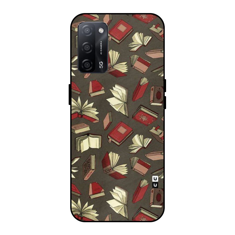 Nerd Head Metal Back Case for Oppo A53s 5G