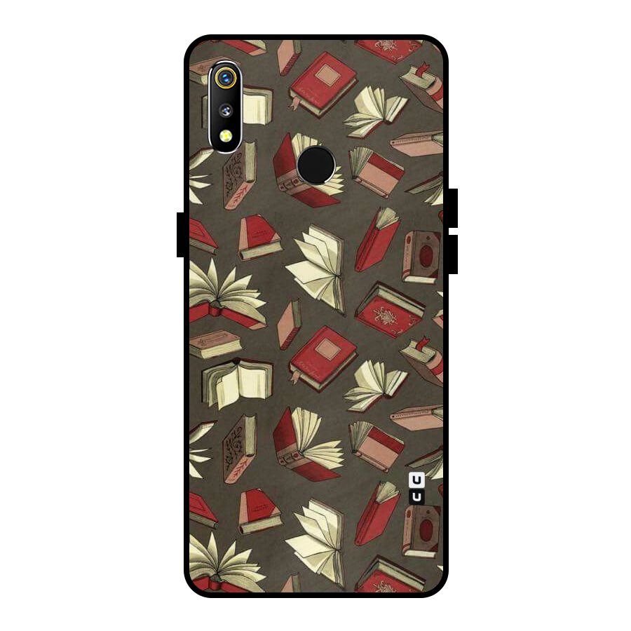 Nerd Head Metal Back Case for Realme 3i