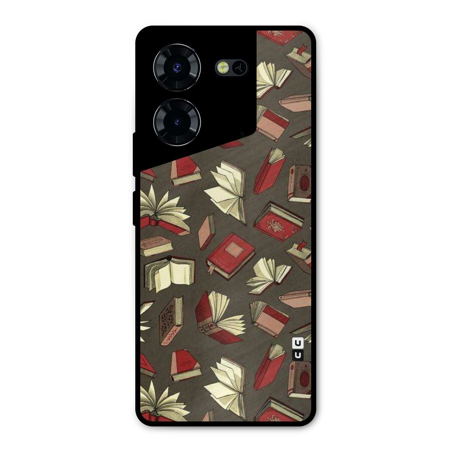 Nerd Head Metal Back Case for Tecno Pova 5 Pro 5G