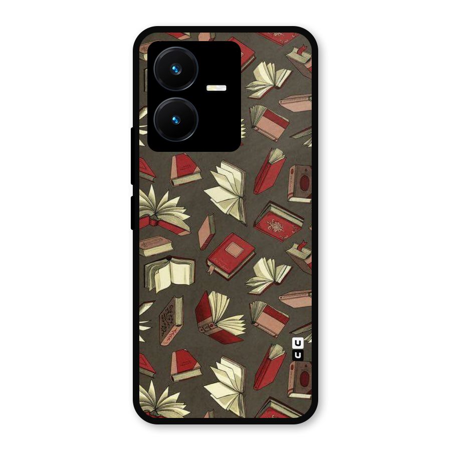 Nerd Head Metal Back Case for Vivo Y22