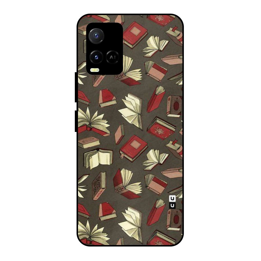 Nerd Head Metal Back Case for Vivo Y33s