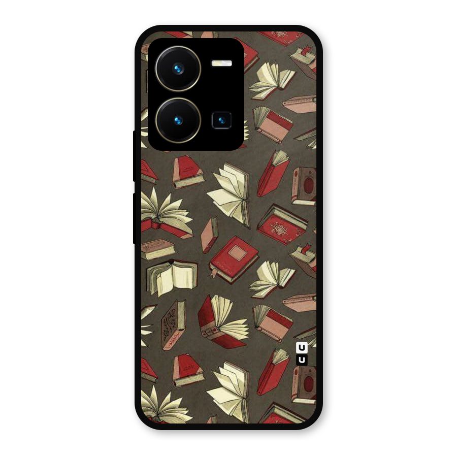 Nerd Head Metal Back Case for Vivo Y35
