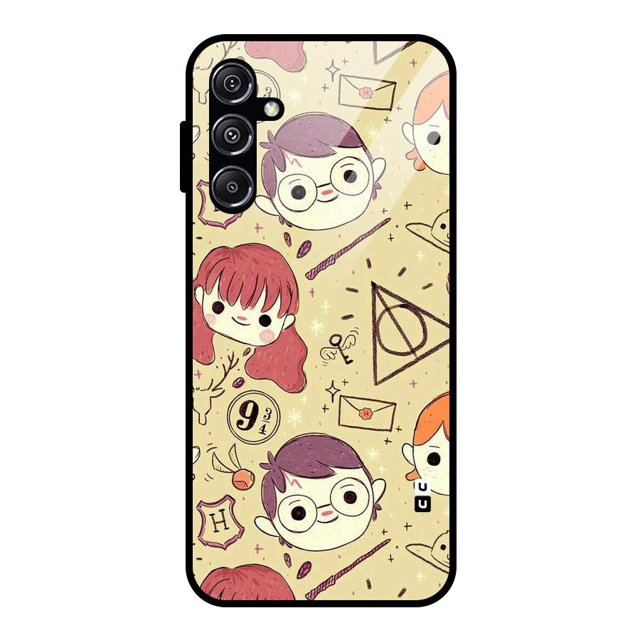 Nerds Glass Back Case for Galaxy M34 5G