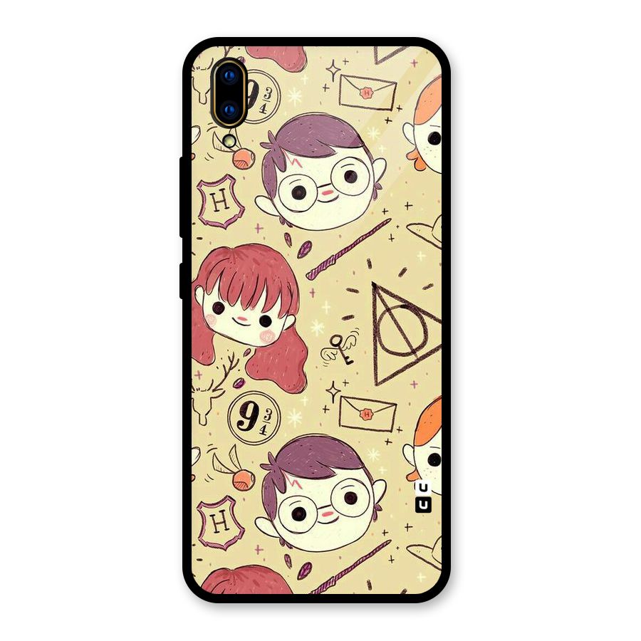 Nerds Glass Back Case for Vivo V11 Pro