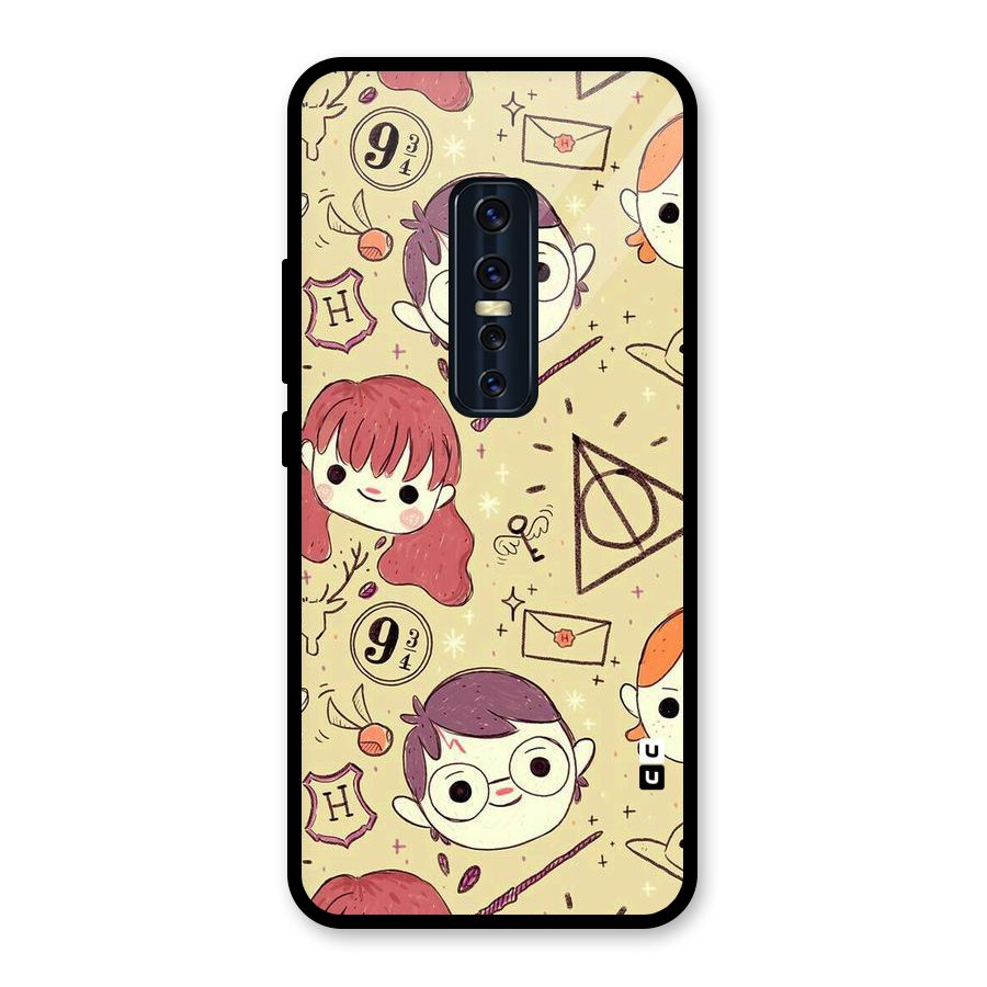 Nerds Glass Back Case for Vivo V17 Pro