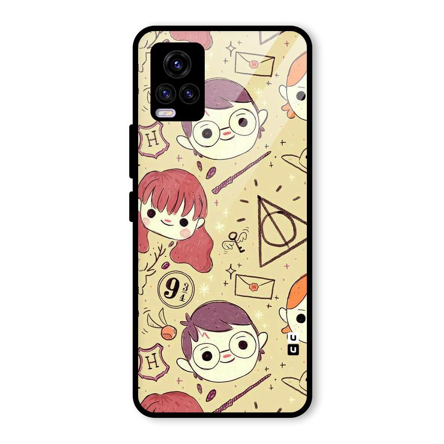 Nerds Glass Back Case for Vivo V20 2021