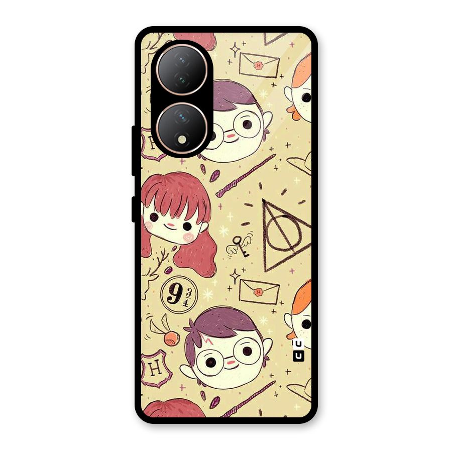 Nerds Glass Back Case for Vivo Y100A
