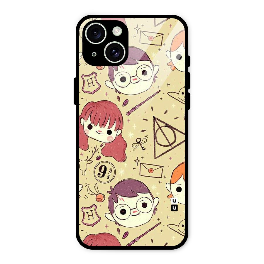 Nerds Glass Back Case for iPhone 15 Plus