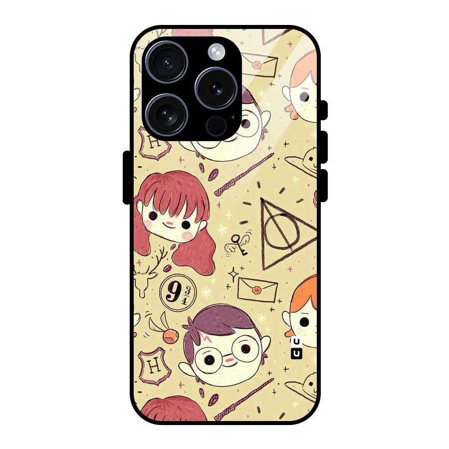 Nerds Glass Back Case for iPhone 15 Pro