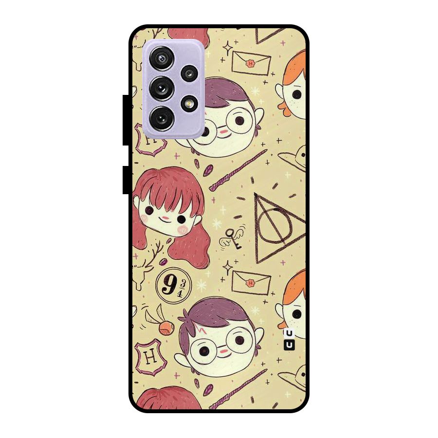 Nerds Metal Back Case for Galaxy A72