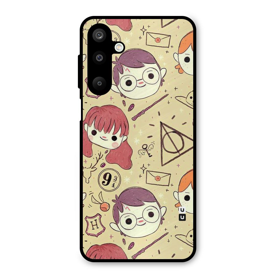 Nerds Metal Back Case for Galaxy M16