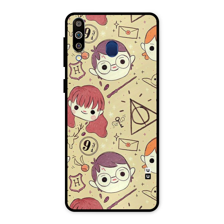Nerds Metal Back Case for Galaxy M30