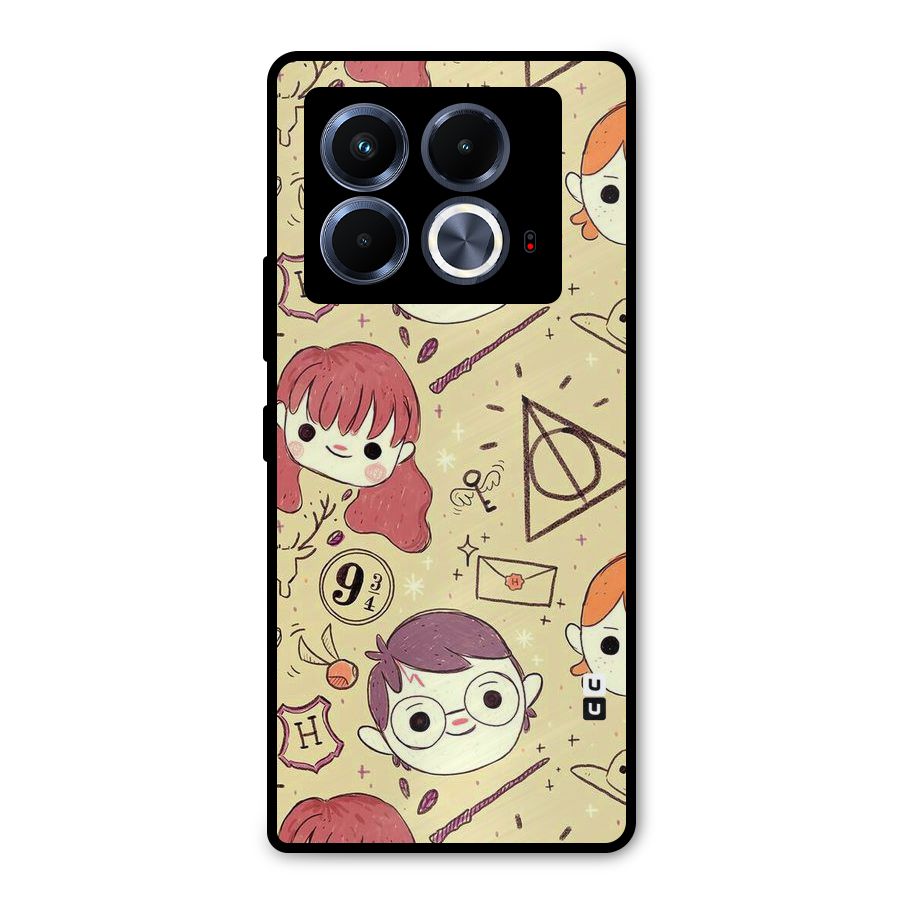 Nerds Metal Back Case for Infinix Note 40 5G