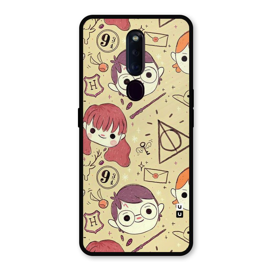 Nerds Metal Back Case for Oppo F11 Pro