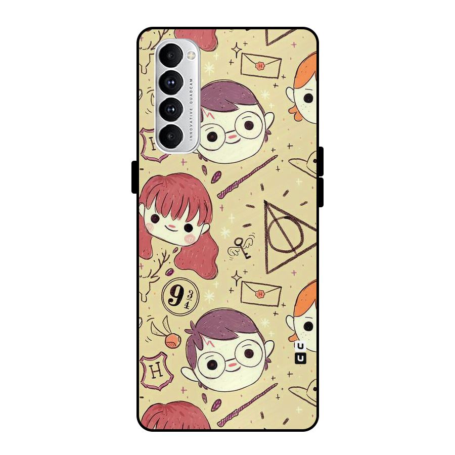 Nerds Metal Back Case for Oppo Reno4 Pro