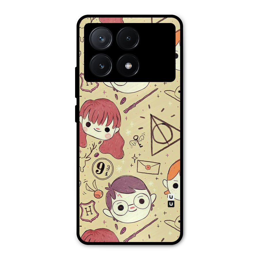 Nerds Metal Back Case for Poco X6 Pro