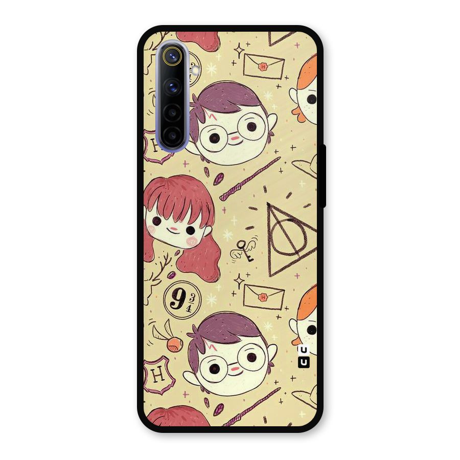 Nerds Metal Back Case for Realme 6i