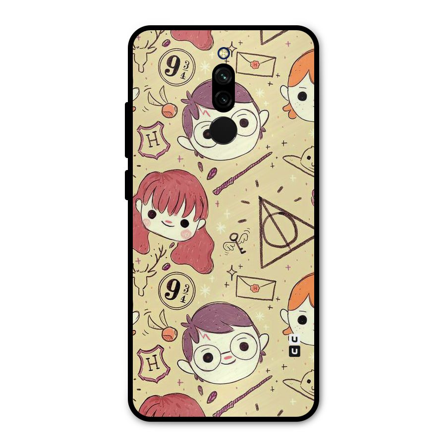 Nerds Metal Back Case for Redmi 8