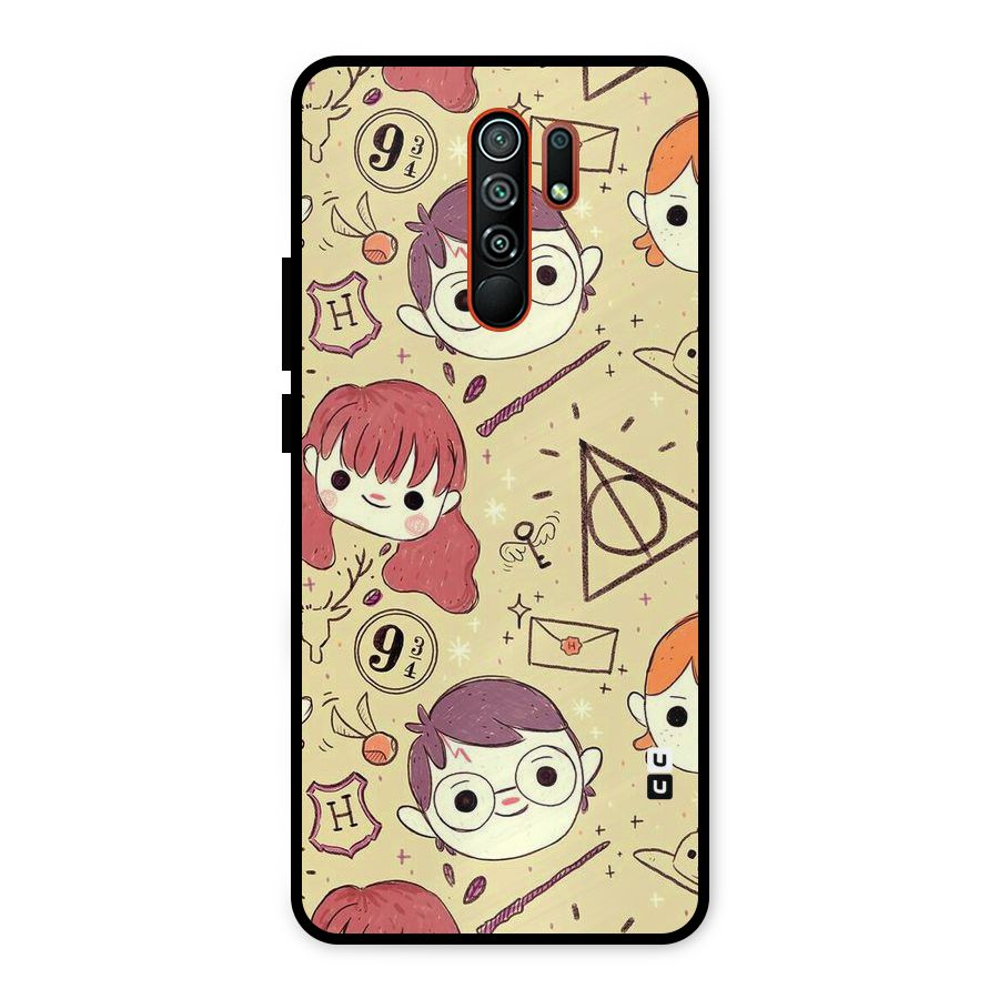 Nerds Metal Back Case for Redmi 9 Prime