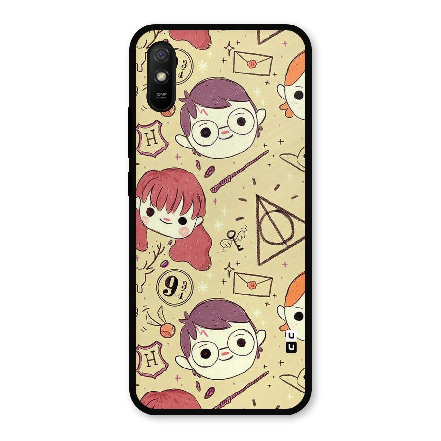Nerds Metal Back Case for Redmi 9a