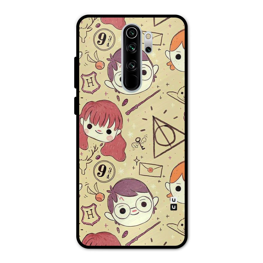 Nerds Metal Back Case for Redmi Note 8 Pro