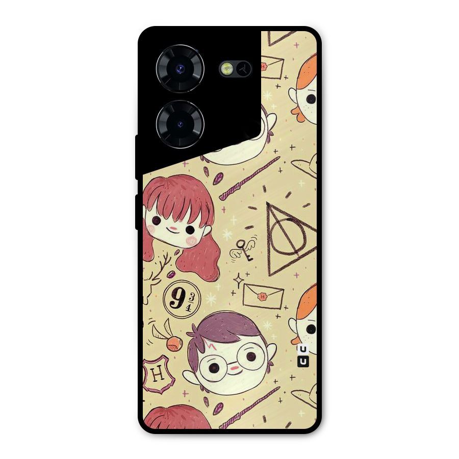 Nerds Metal Back Case for Tecno Pova 5 Pro 5G