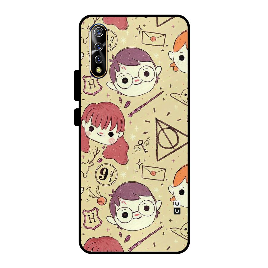 Nerds Metal Back Case for Vivo S1