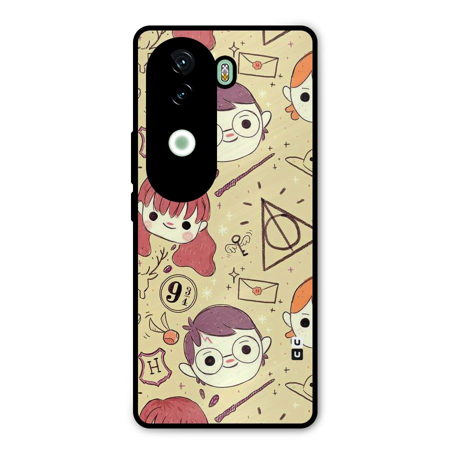 Nerds Metal Back Case for Vivo V40e