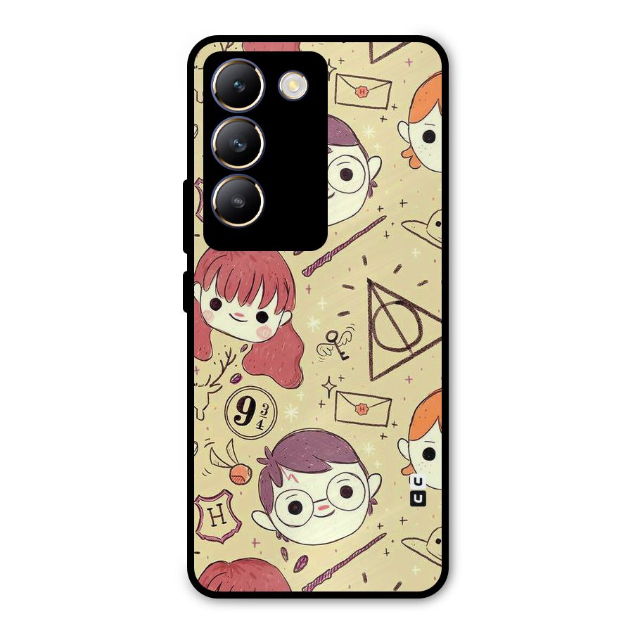 Nerds Metal Back Case for Vivo Y200e