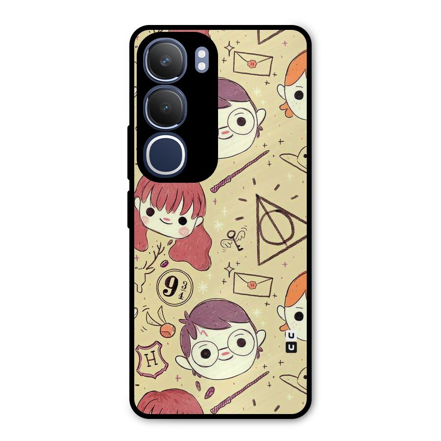 Nerds Metal Back Case for Vivo Y29