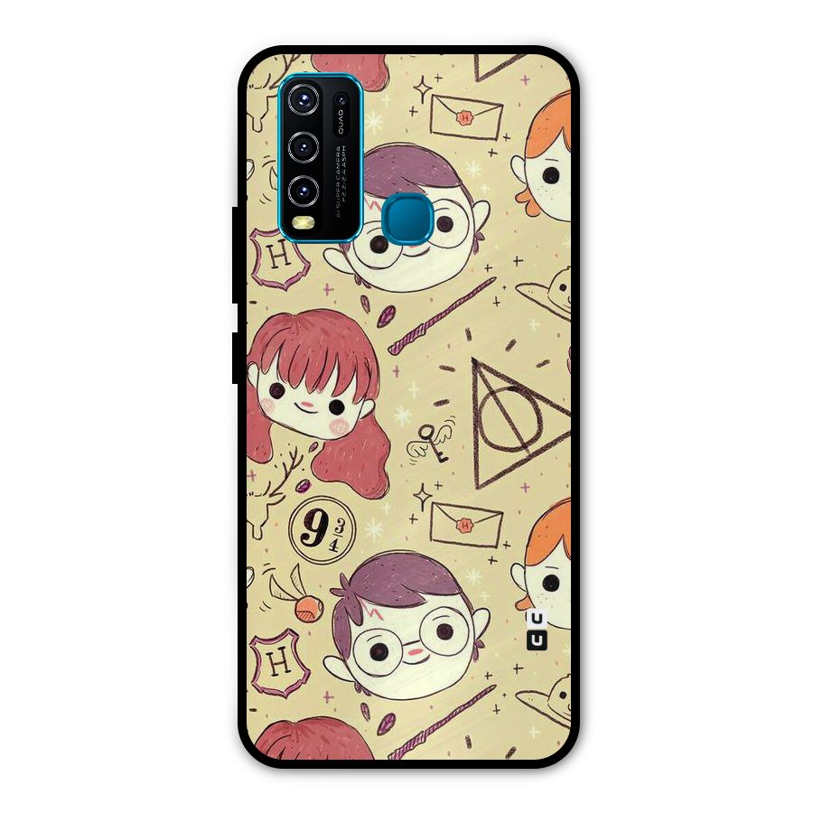 Nerds Metal Back Case for Vivo Y50
