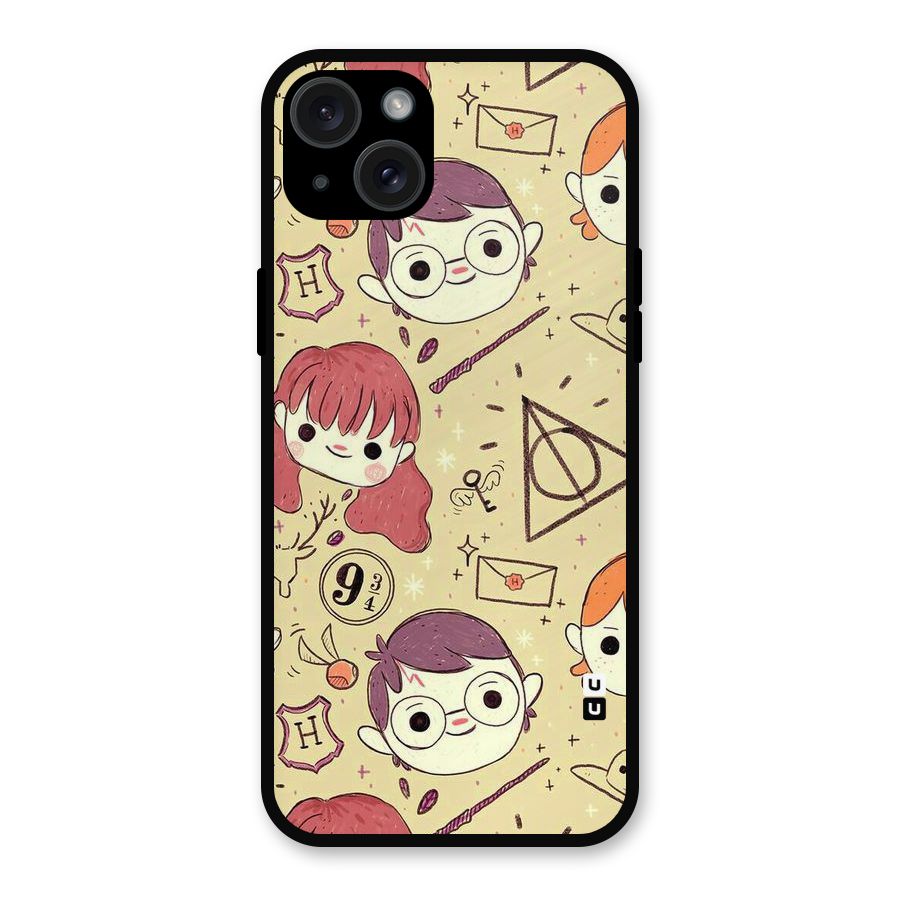 Nerds Metal Back Case for iPhone 15 Plus