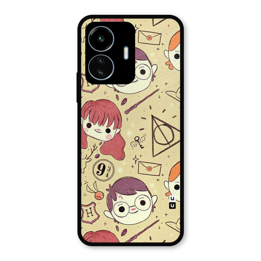 Nerds Metal Back Case for vivo iQOO Z6 Lite 5G