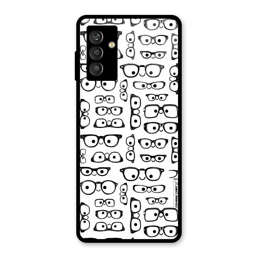 Nerdy Specs Glass Back Case for Galaxy M13