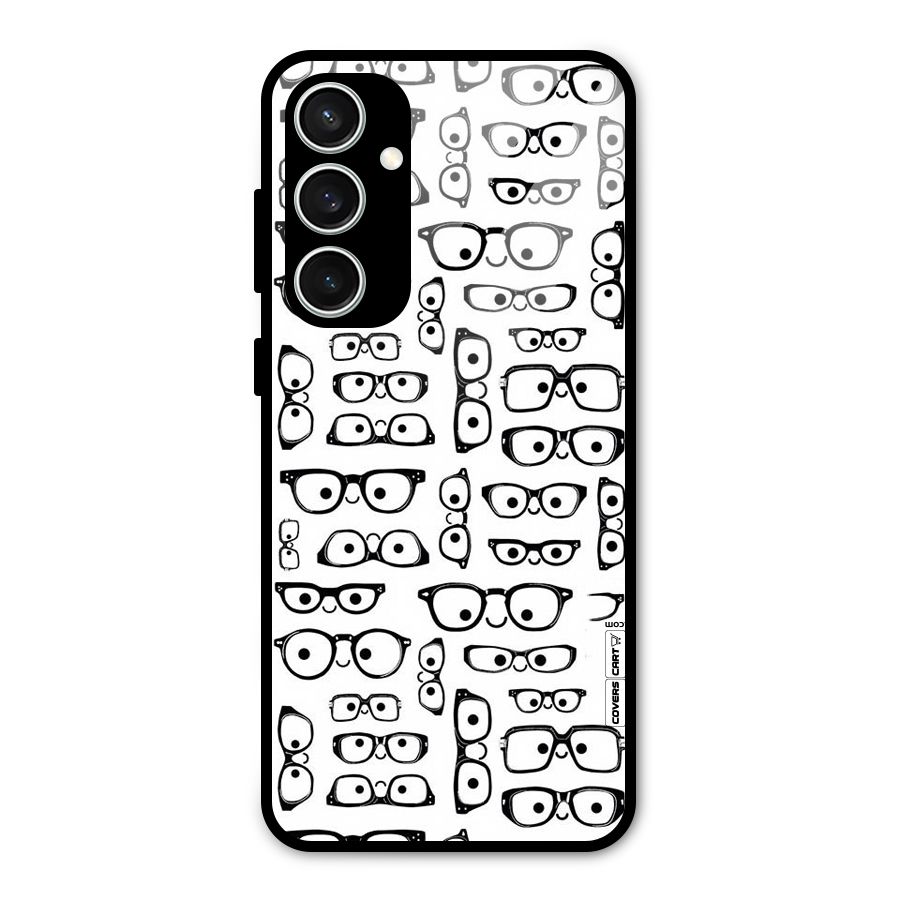 Nerdy Specs Glass Back Case for Galaxy S23 FE